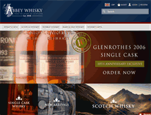 Tablet Screenshot of abbeywhisky.com